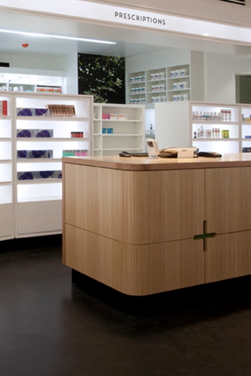 Pharmacy interior view